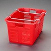 578x390x283mm/43.3L コンテナ(赤) エスコ