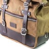 Unitgarage / ユニットガレージ A universal side bag in Canvas， Beige/Brown | U003-Beige-Brown