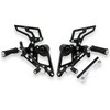 CNC Racing Adjustable rear sets Ducati Monster S2R S4R S4RS， Black | PE170B