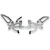 CNC Racing Adjustable rear sets RPS Ducati Panigale V4 series for V4， V4 S and V4 Speciale - EASY， Silver | PE407S