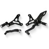 CNC Racing Adjustable rider rearsets MV Agusta Brutale， Black | PE229B