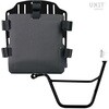 Unitgarage / ユニットガレージ Aluminum bag holder with adjustable front in Hypalon and Quick Release System + subframe， Black | UG007+U000+1005SX-Black