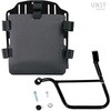 Unitgarage / ユニットガレージ Aluminum bag holder with adjustable front in Hypalon and Quick Release System + subframe， Black | UG007+U000+1013SX-Black
