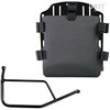 Unitgarage / ユニットガレージ Aluminum bag holder with adjustable front in Hypalon and Quick Release System + subframe， Black | UG007+U000+1421-Black