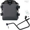 Unitgarage / ユニットガレージ Aluminum bag holder with adjustable front in Hypalon and Quick Release System + subframe， Black | UG007+U000+2213SX-Black
