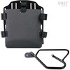 Unitgarage / ユニットガレージ Aluminum bag holder with adjustable front in Hypalon and Quick Release System + subframe， Black | UG007+U000+2250SX-Black