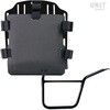 Unitgarage / ユニットガレージ Aluminum bag holder with adjustable front in Hypalon and Quick Release System + subframe， Black | UG007+U000+3304SX-Black