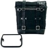 Unitgarage / ユニットガレージ Canvas Side Pannier Scram 22L-30L + R18 frame for Fishtail exhaust， Black/Black | U201+3401-Black-Black