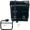 Unitgarage / ユニットガレージ Canvas Side Pannier Scram 22L-30L + Subframe K Series， Black/Black | U201+1806-Black-Black