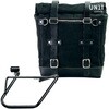 Unitgarage / ユニットガレージ Canvas Side Pannier Scram 22L-30L + Right Subframe BMW CE 04， Black/Black | U201+3700DX-Black-Black