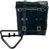 Unitgarage / ユニットガレージ Canvas Side Pannier Scram 22L-30L + Right Subframe husqvarna 401 (2020 until now)， Black/Black | U201+3004DX-Black-Black