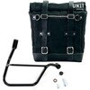 Unitgarage / ユニットガレージ Canvas Side Pannier Scram 22L-30L + Right Subframe Triumph Street 900 Series (2017 until now)， Black/Black | U201+1013DX-Black-Black
