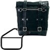 Unitgarage / ユニットガレージ Canvas Side Pannier Scram 22L-30L + Right Subframe Triumph Trident 660， Black/Black | U201+3500DX-Black-Black