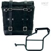 Unitgarage / ユニットガレージ Canvas Side Pannier Scram 22L-30L + Left Subframe Aprilia Tuareg 660， Black/Black | U201+3600SX-Black-Black
