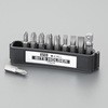 10本組 [+ -]ビット+1/4"DRソケットアダプターセット エスコ