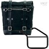 Unitgarage / ユニットガレージ Canvas Side Pannier Scram 22L-30L + Left Subframe Triumph Trident 660， Black/Black | U201+3500SX-Black-Black