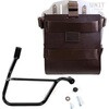 Unitgarage / ユニットガレージ Carrying system in aluminum with adjustable leather front， Quick Release System and frame (2016 until now)， Brown/Silver | U085+U000+1013DX-Brown-Silver
