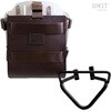 Unitgarage / ユニットガレージ Carrying system in aluminum with adjustable leather front， Quick Release System and frame (2020 until now)， Brown/Silver | U085+U000+3003SX-Brown-Silver