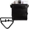 Unitgarage / ユニットガレージ Carrying system in aluminum with adjustable leather front， Quick Release System and frame (2020 until now)， Black/Silver | U085+U000+3004DX-Black-Silver