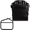 Unitgarage / ユニットガレージ Carrying system in aluminum with adjustable leather front， Quick Release System and frame， Black/Black | U085+U000+1007-Black-Black