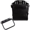 Unitgarage / ユニットガレージ Carrying system in aluminum with adjustable leather front， Quick Release System and frame， Black/Black | U085+U000+1008-Black-Black