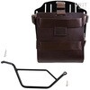 Unitgarage / ユニットガレージ Carrying system in aluminum with adjustable leather front， Quick Release System and frame， Brown/Black | U085+U000+1524DX-Brown-Black