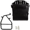 Unitgarage / ユニットガレージ Carrying system in aluminum with adjustable leather front， Quick Release System and frame， Black/Black | U085+U000+1620-Black-Black