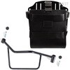 Unitgarage / ユニットガレージ Carrying system in aluminum with adjustable leather front， Quick Release System and frame， Black/Black | U085+U000+2101DX-Black-Black