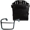 Unitgarage / ユニットガレージ Carrying system in aluminum with adjustable leather front， Quick Release System and frame， Black/Black | U085+U000+2600DX-Black-Black