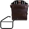 Unitgarage / ユニットガレージ Carrying system in aluminum with adjustable leather front， Quick Release System and frame， Brown/Black | U085+U000+3500DX-Brown-Black