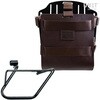 Unitgarage / ユニットガレージ Carrying system in aluminum with adjustable leather front， Quick Release System and frame， Brown/Black | U085+U000+3700DX-Brown-Black