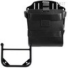 Unitgarage / ユニットガレージ Carrying system in aluminum with adjustable leather front， Quick Release System and Universal frame， Black/Black | U085+U000+1006-Black-Black
