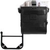 Unitgarage / ユニットガレージ Carrying system in aluminum with adjustable leather front， Quick Release System and Universal frame， Black/Silver | U085+U000+1006-Black-Silver