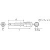 EA618NT-303 1/4"DRx 5/32" [Ball-Hex]Orbg\Pbg GXR 64753834