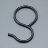 16.0mm  NSカン(マットブラック焼付塗装/4個) エスコ