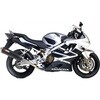 EHA73CEO Factory オーバルスリップオン カーボンファイバースリーブ Honda CBR 600 Fi F4i 2001 - 2008 Scorpion (スコーピオン) 64757055