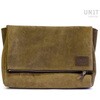 Unitgarage / ユニットガレージ Fezzan Messenger Bag Crust leather， MossGrey | U042-MossGrey