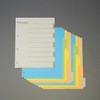 A4S型 カラーインデックス(再生紙/5色入) エスコ