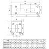 EA951EF-57 60x120x40mm ワイドアングル(ステンレス製) エスコ 64800034