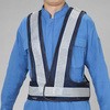 安全ベスト(紺/シルバー・軽量タイプ) エスコ