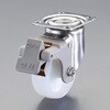 EA986PT-521 65mm キャスター(自在金具・ブレーキ付・ステンレス製) エスコ 64817525