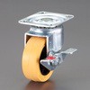65mm キャスター(自在金具・ブレーキ付・静電防止) エスコ