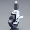 EA986PT-861 65mm キャスター(自在金具・ブレーキ付・パイプ用) エスコ 64818119
