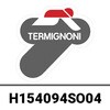 H154094SO04 RELEVANCE D70 スリップオン チタン， スリーブ: チタン Termignoni (テルミニョーニ) 64826215