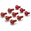 CNC Racing / シーエヌシーレーシング Screw kit - lower fairing Aprilia RS660， Red | KV464R