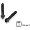 CNC Racing Screws Front brake caliper set M10x1.25x55 (2 pcs) - Titanium， Titanium | KV436X