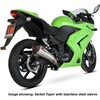RKA84CEO Serket (Taper)テーパースリップオン カーボンファイバースリーブ eマーク Kawasaki 250R 2008 Scorpion (スコーピオン) 64832174