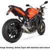 RTR66SECEO Serket (Taper)�e�[�p�[�X���b�v�I�� �J�[�{���t�@�C�o�[�X���[�u Triumph Speed Triple 1050 2008 Scorpion (�X�R�[�s�I��) 64832540