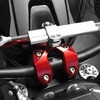 CNC Racing Steering damper kit - handlebar top clamp Ducati Monster 1200， Red | RM250R