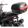 Hepco & Becker / ヘプコ&ベッカー Topcase - Set Journey 40 black incl. carrier for Aprilia SR GT 125/200/Sport (ab 2022) | 6507648 01 01-089 bl